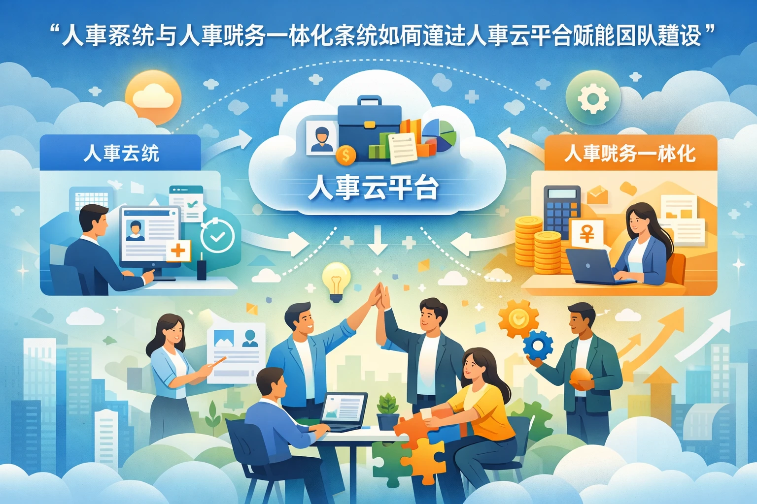 人事系统与人事财务一体化系统如何通过人事云平台赋能团队建设