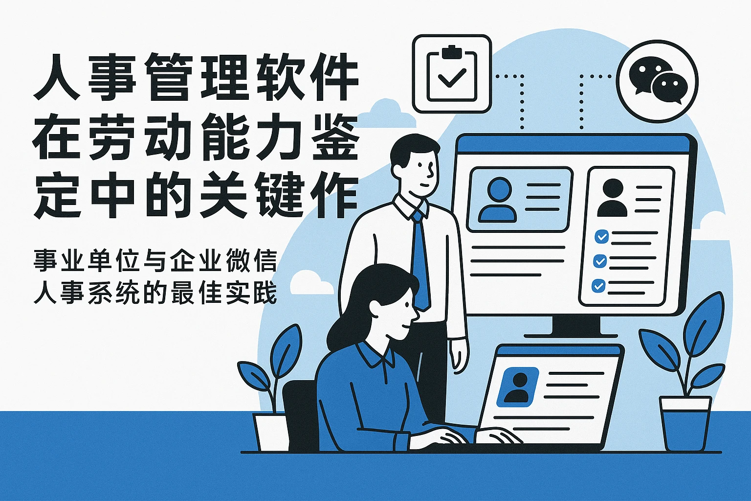 人事管理软件在劳动能力鉴定中的关键作用——事业单位与企业微信人事系统的最佳实践
