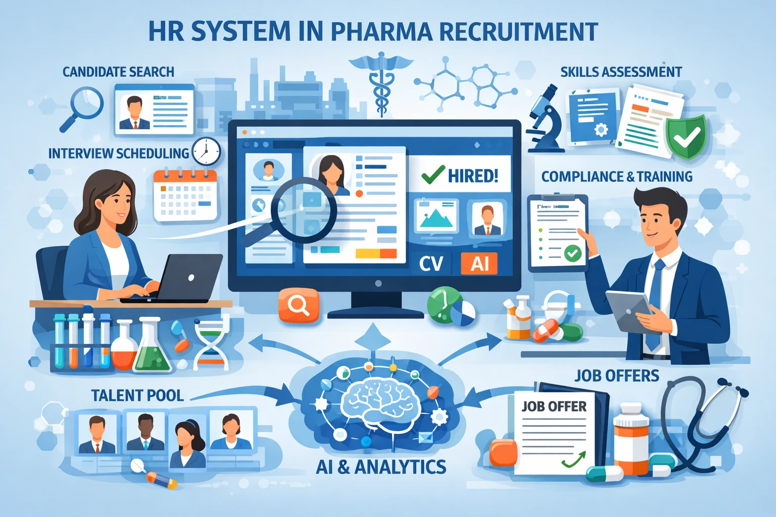 人力资源系统在医药招聘中的关键作用