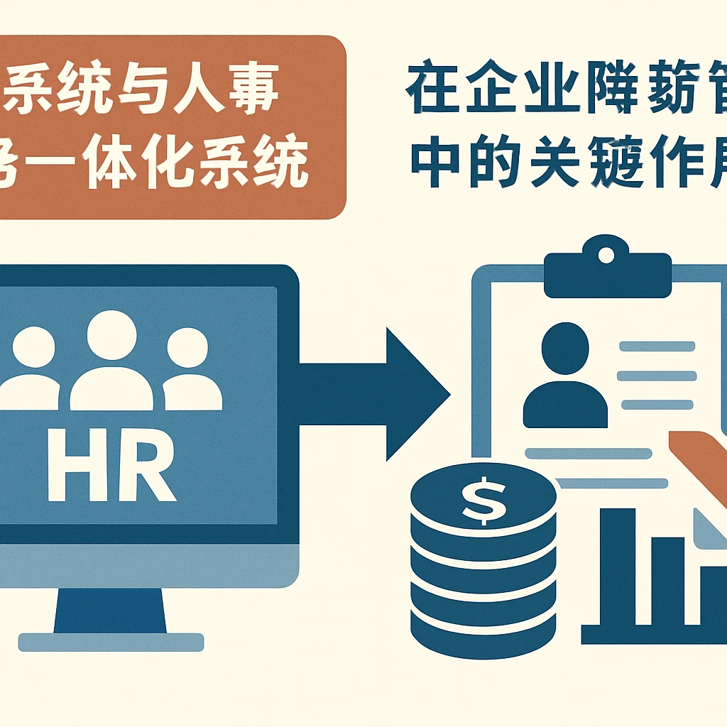 HR系统与人事财务一体化系统在企业降薪管理中的关键作用