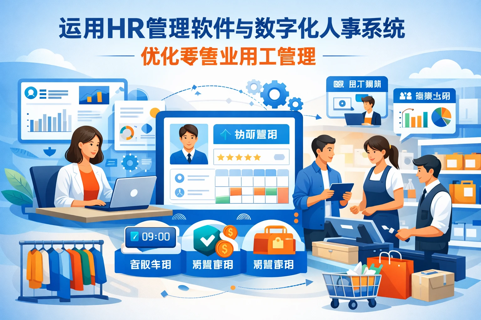 运用HR管理软件与数字化人事系统优化零售业用工管理