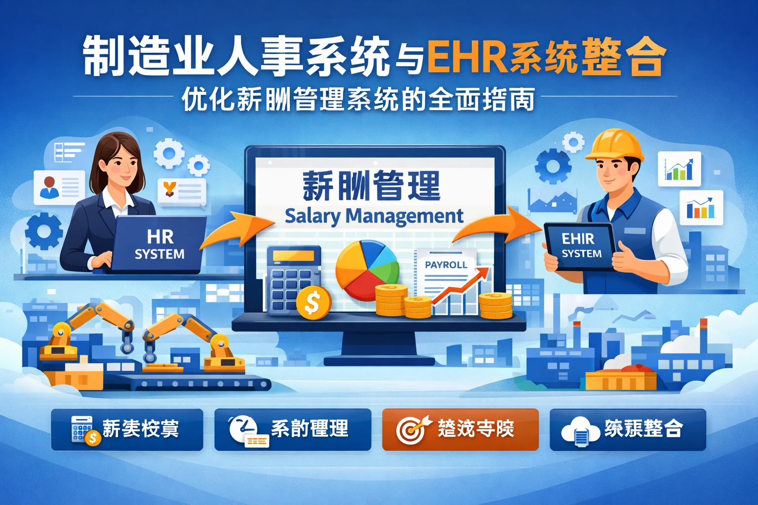 制造业人事系统与ehr系统整合：优化薪酬管理系统的全面指南