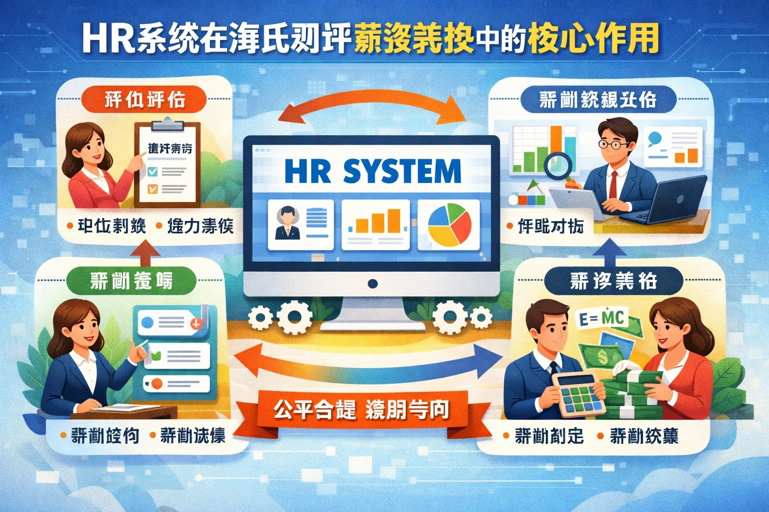 HR系统在海氏测评薪资转换中的核心作用