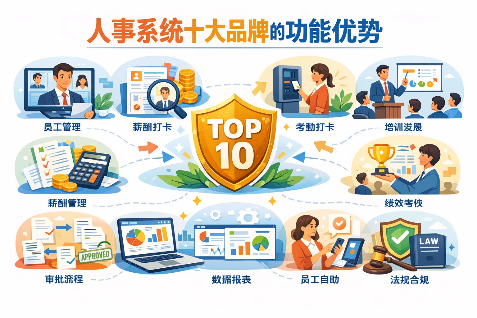 人事系统十大品牌的功能优势