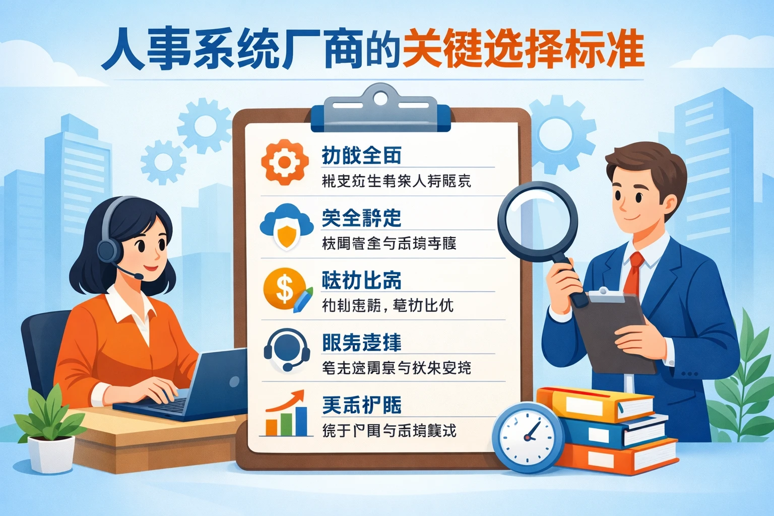 人事系统厂商的关键选择标准