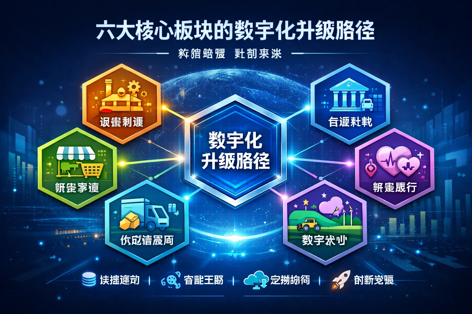 六大核心板块的数字化升级路径