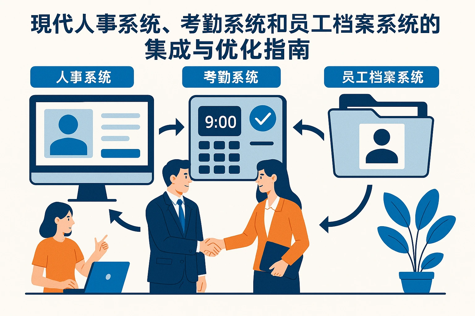 现代人事系统、考勤系统和员工档案系统的集成与优化指南