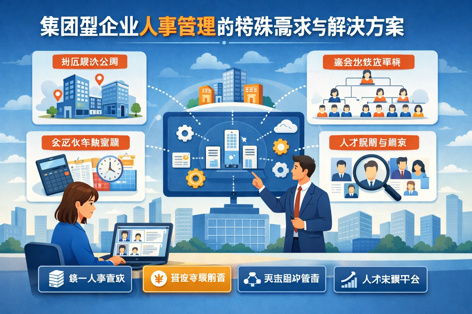 集团型企业人事管理的特殊需求与解决方案