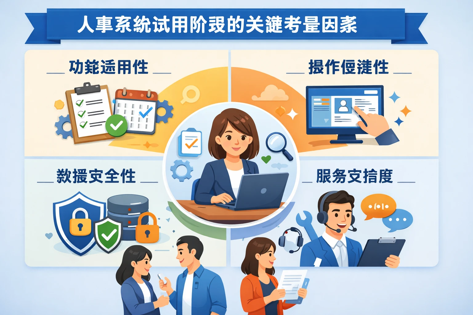 人事系统试用阶段的关键考量因素