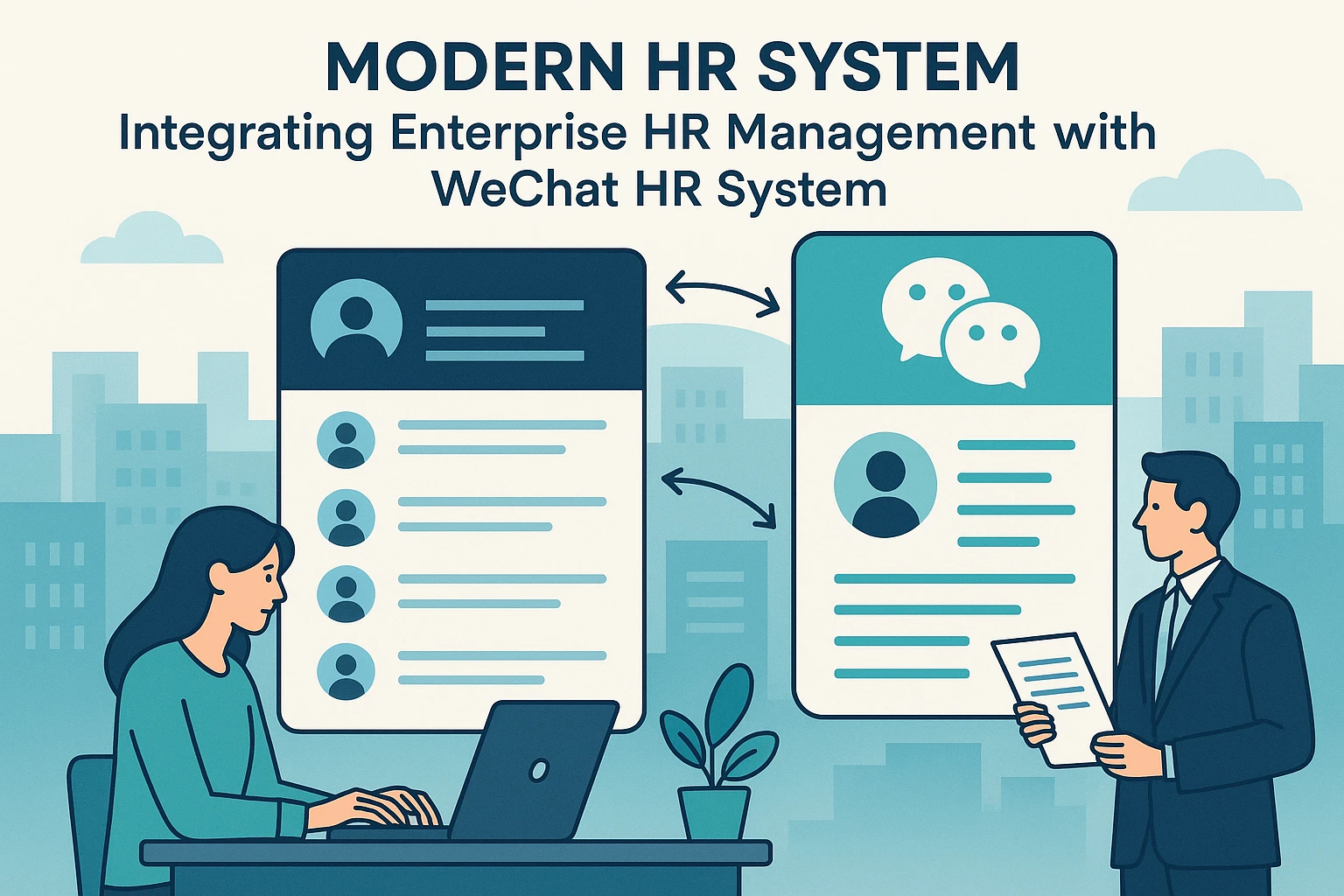 现代化HR系统：集团人事管理与微信人事系统的整合之道