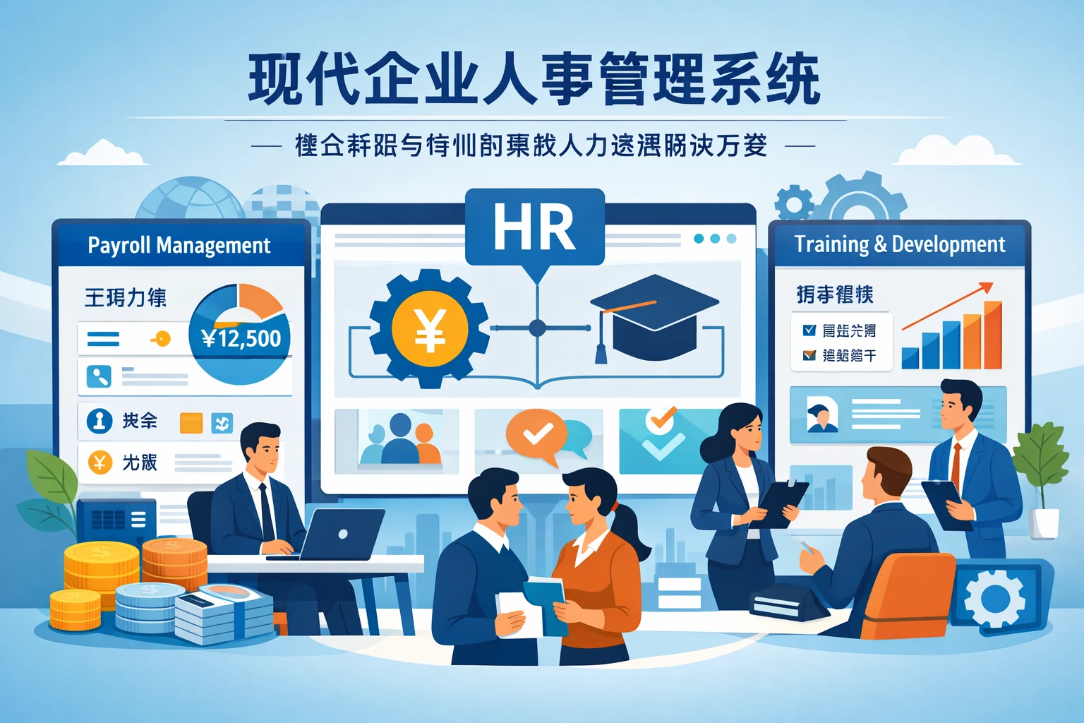 现代企业人事管理系统:整合薪资与培训的高效人力资源解决方案