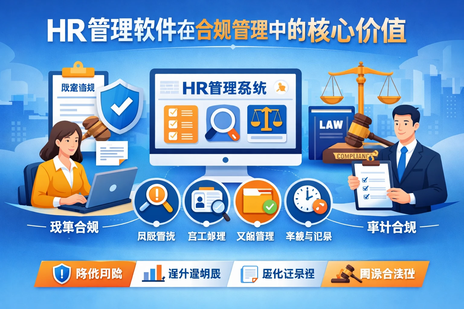 HR管理软件在合规管理中的核心价值