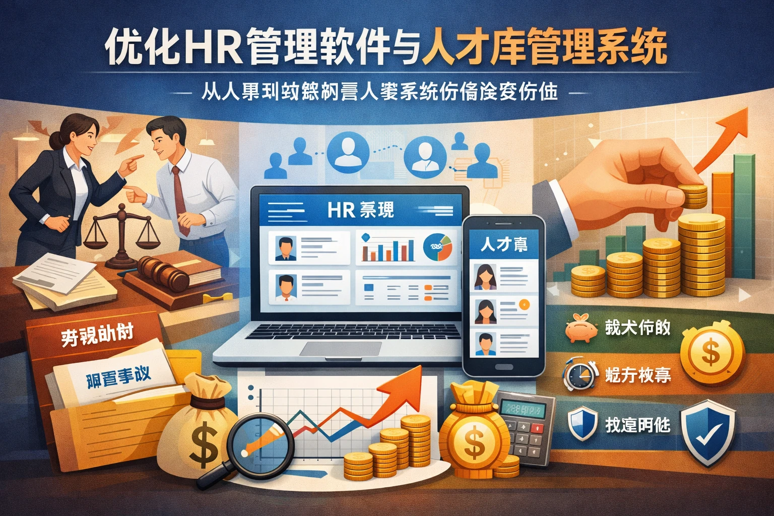 优化HR管理软件与人才库管理系统：从人事纠纷案例看人事系统价格投资价值