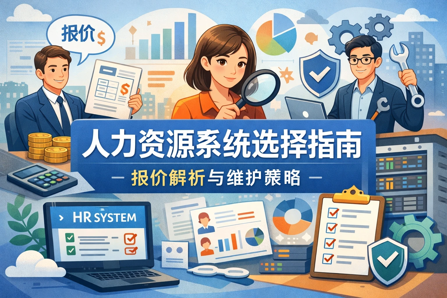 人力资源系统选择指南：报价解析与维护策略