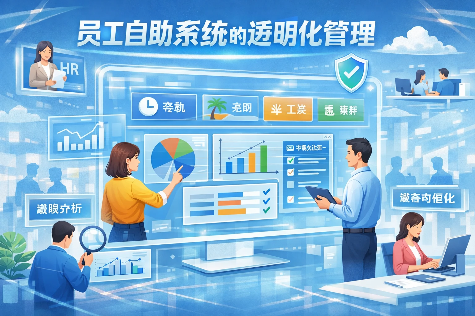 员工自助系统的透明化管理