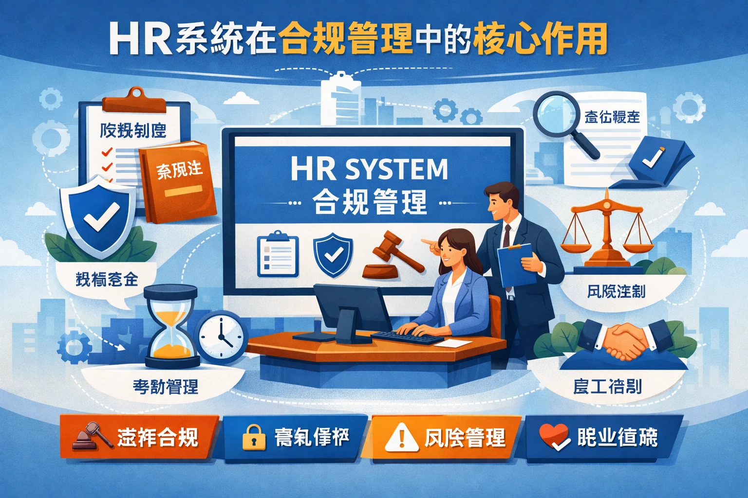 HR系统在合规管理中的核心作用