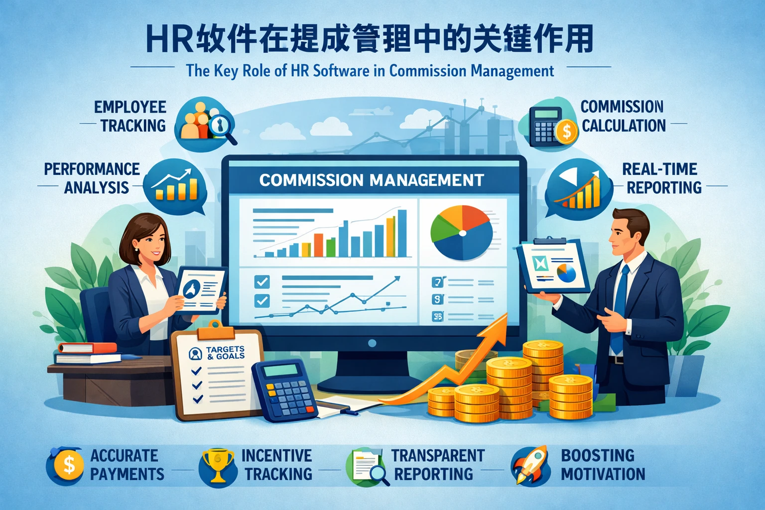 人力资源软件在提成管理中的关键作用