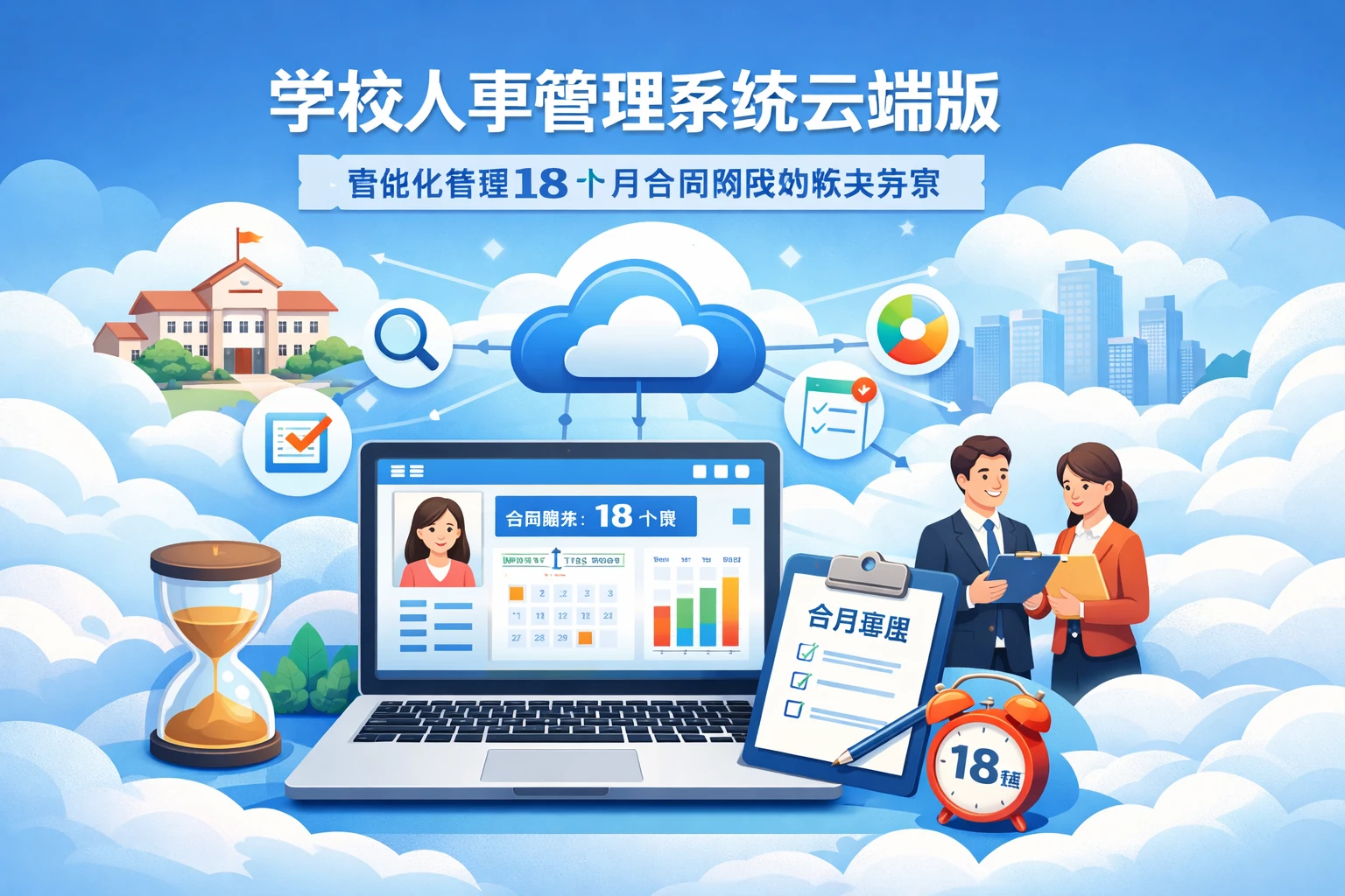 学校人事管理系统云端版：智能化管理18个月合同期限的解决方案