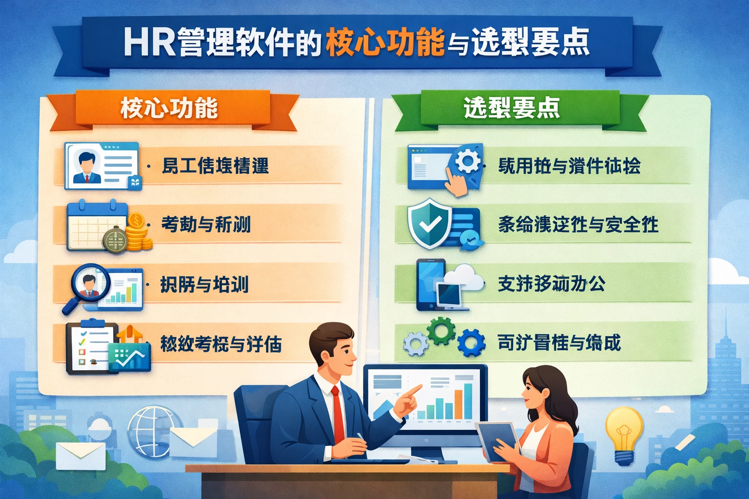 HR管理软件的核心功能与选型要点