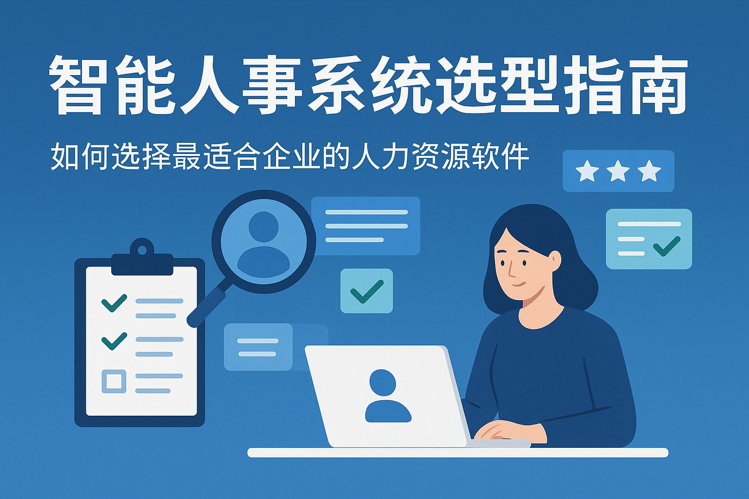 智能人事系统选型指南：如何选择最适合企业的人力资源软件
