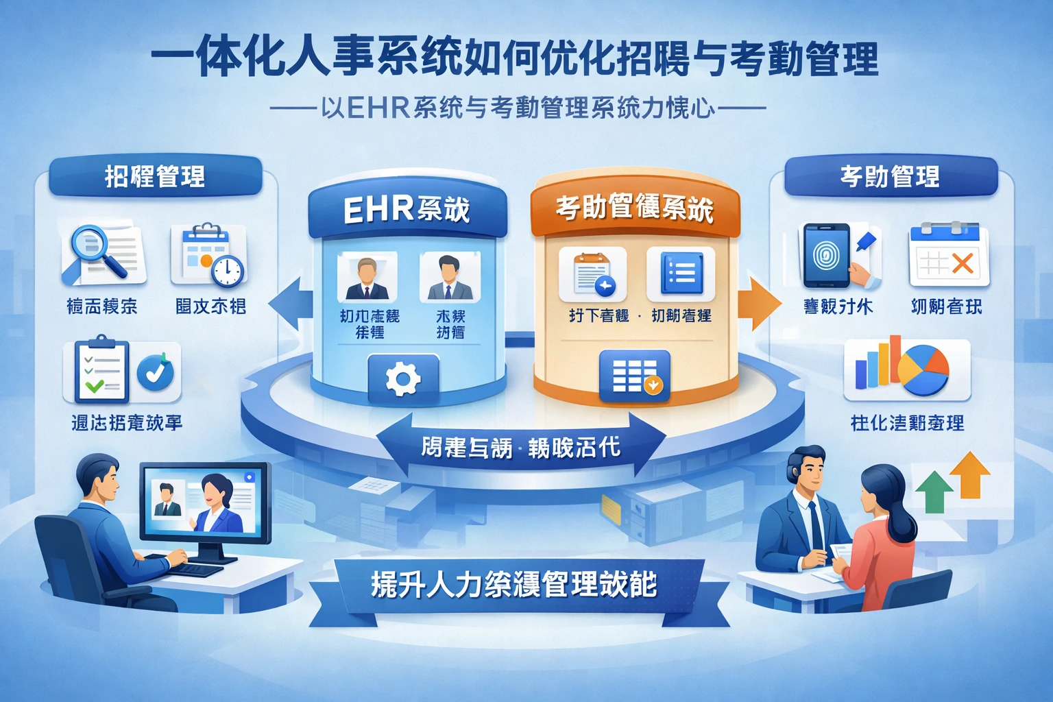 一体化人事系统如何优化招聘与考勤管理——以EHR系统与考勤管理系统为核心