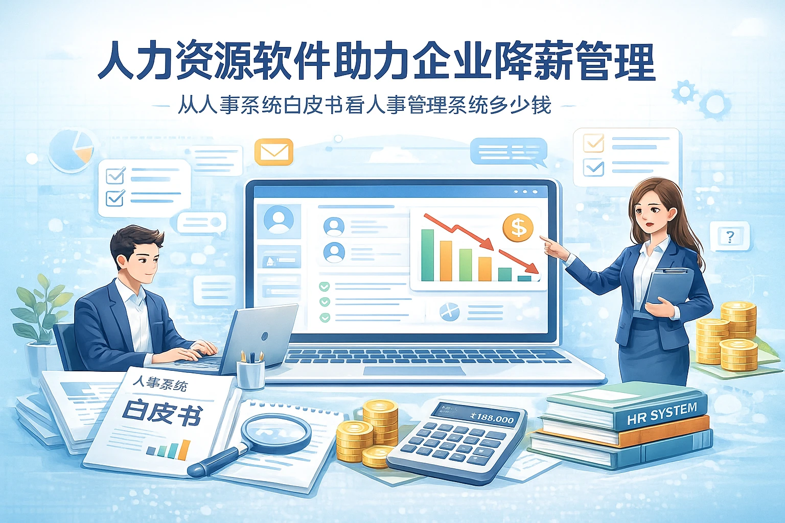 人力资源软件助力企业降薪管理：从人事系统白皮书看人事管理系统多少钱