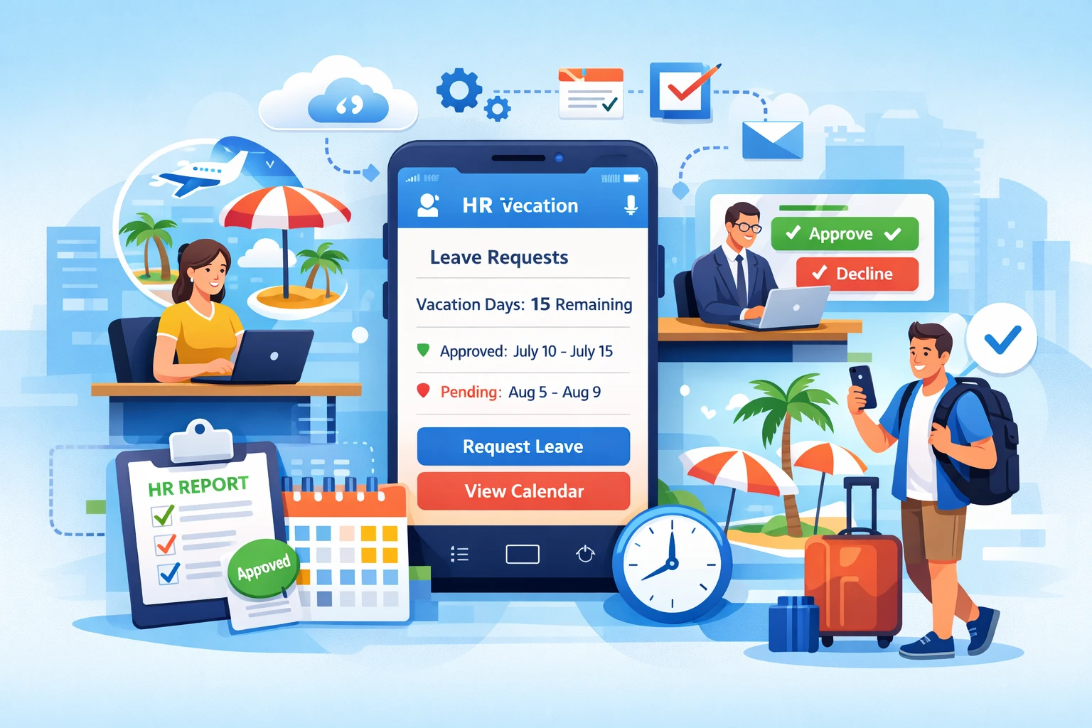 现代人力资源系统与人事系统APP在员工假期管理中的关键作用