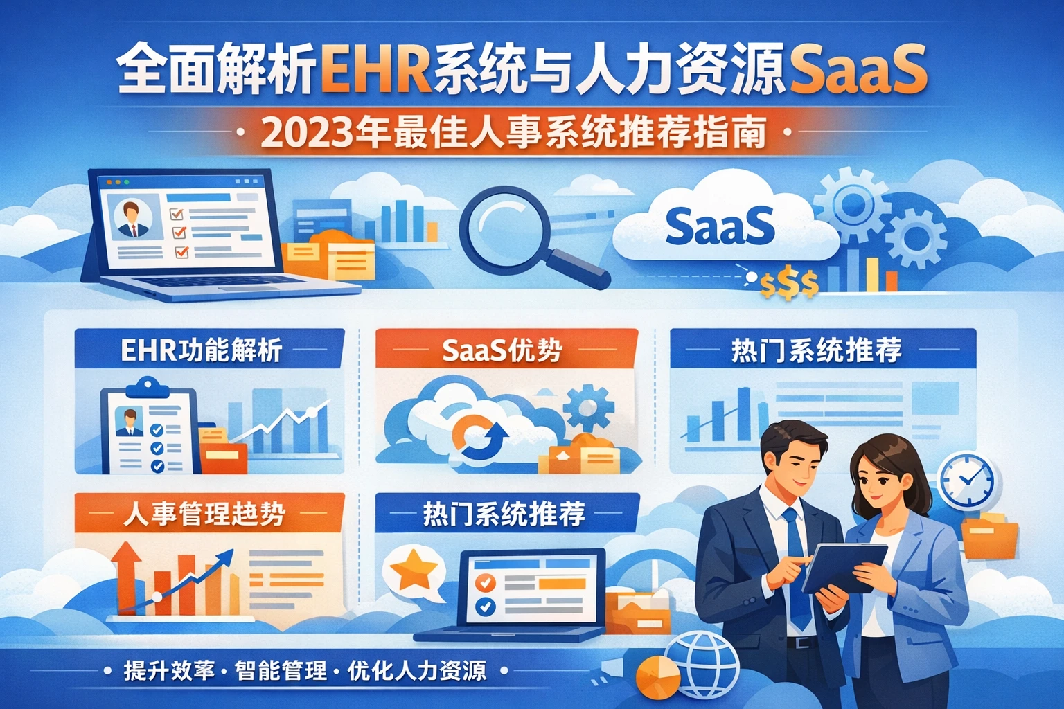 全面解析ehr系统与人力资源SaaS：2023年最佳人事系统推荐指南