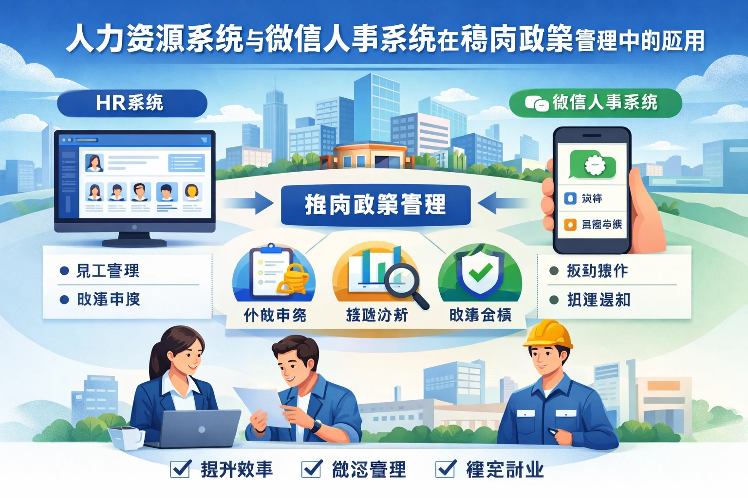 人力资源系统与微信人事系统在稳岗政策管理中的应用