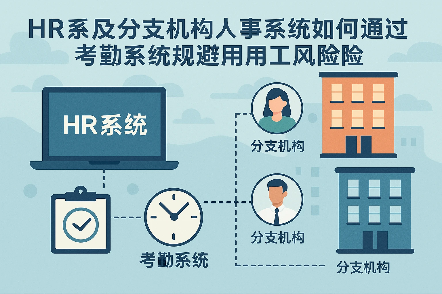 HR系统与多分支机构人事系统如何通过考勤系统规避用工风险