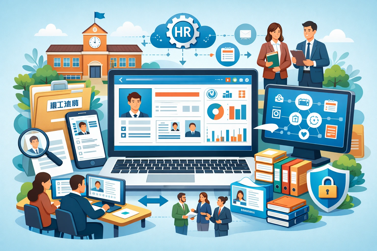 HR管理软件与员工档案系统在学校人事管理中的整合应用