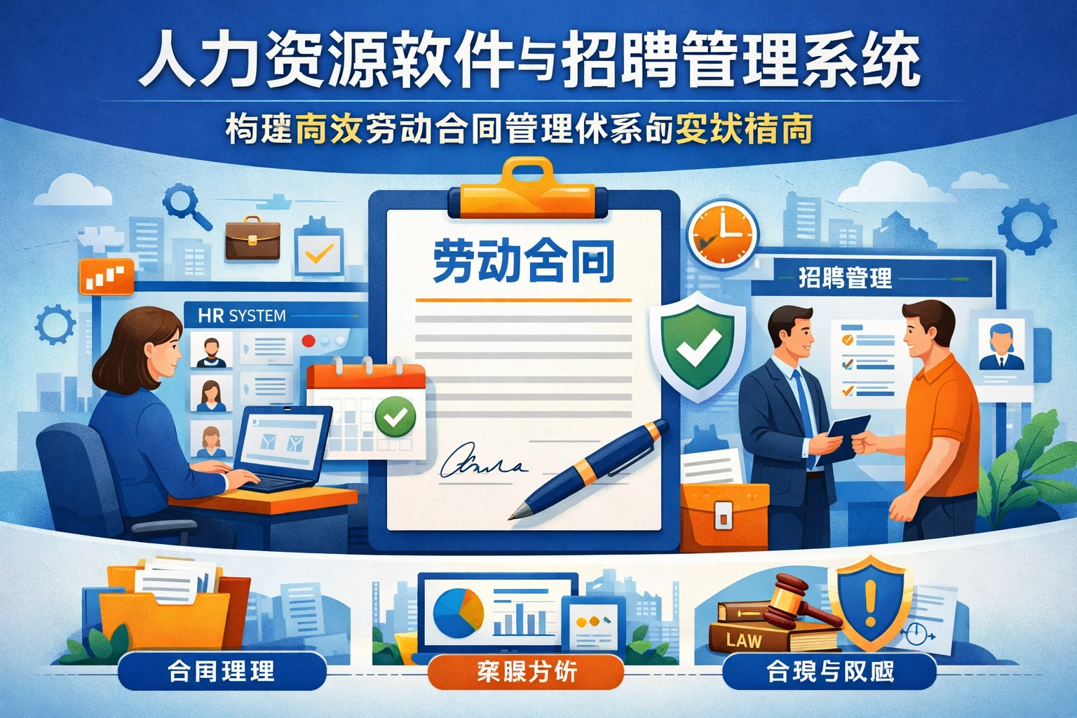 人力资源软件与招聘管理系统：构建高效劳动合同管理体系的实战指南