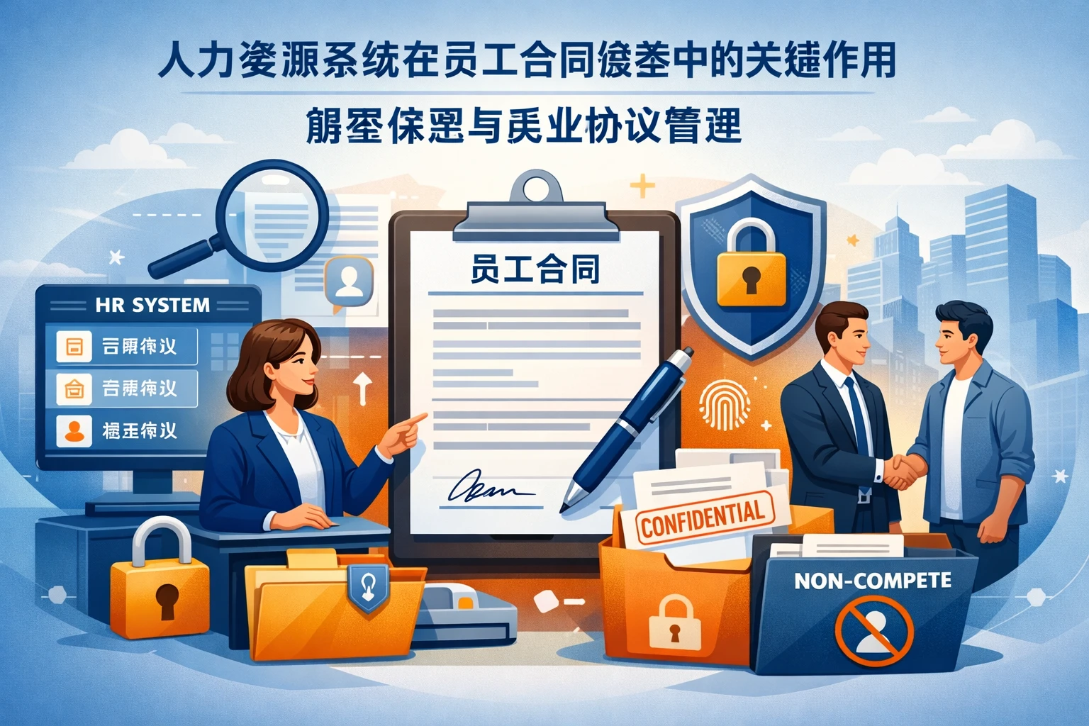 人力资源系统在员工合同续签中的关键作用：解密保密与竞业协议管理