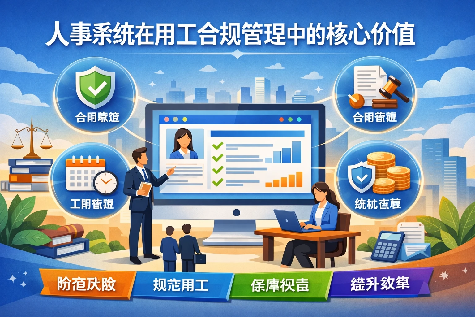人事系统在用工合规管理中的核心价值