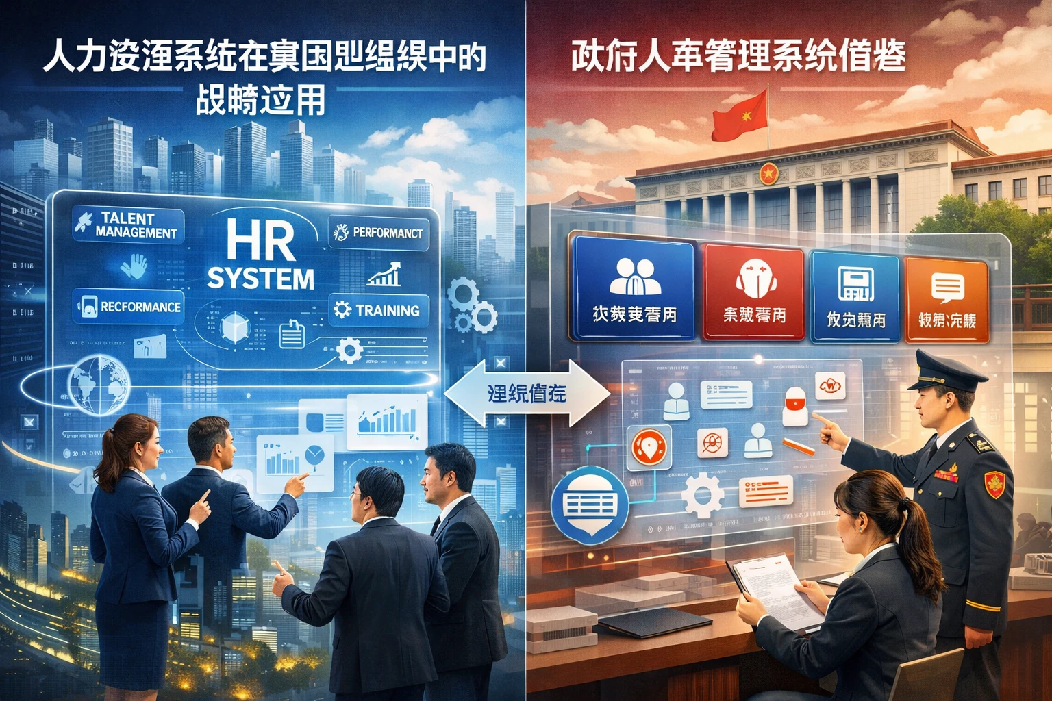 人力资源系统在集团型组织中的战略应用与政府人事管理系统借鉴