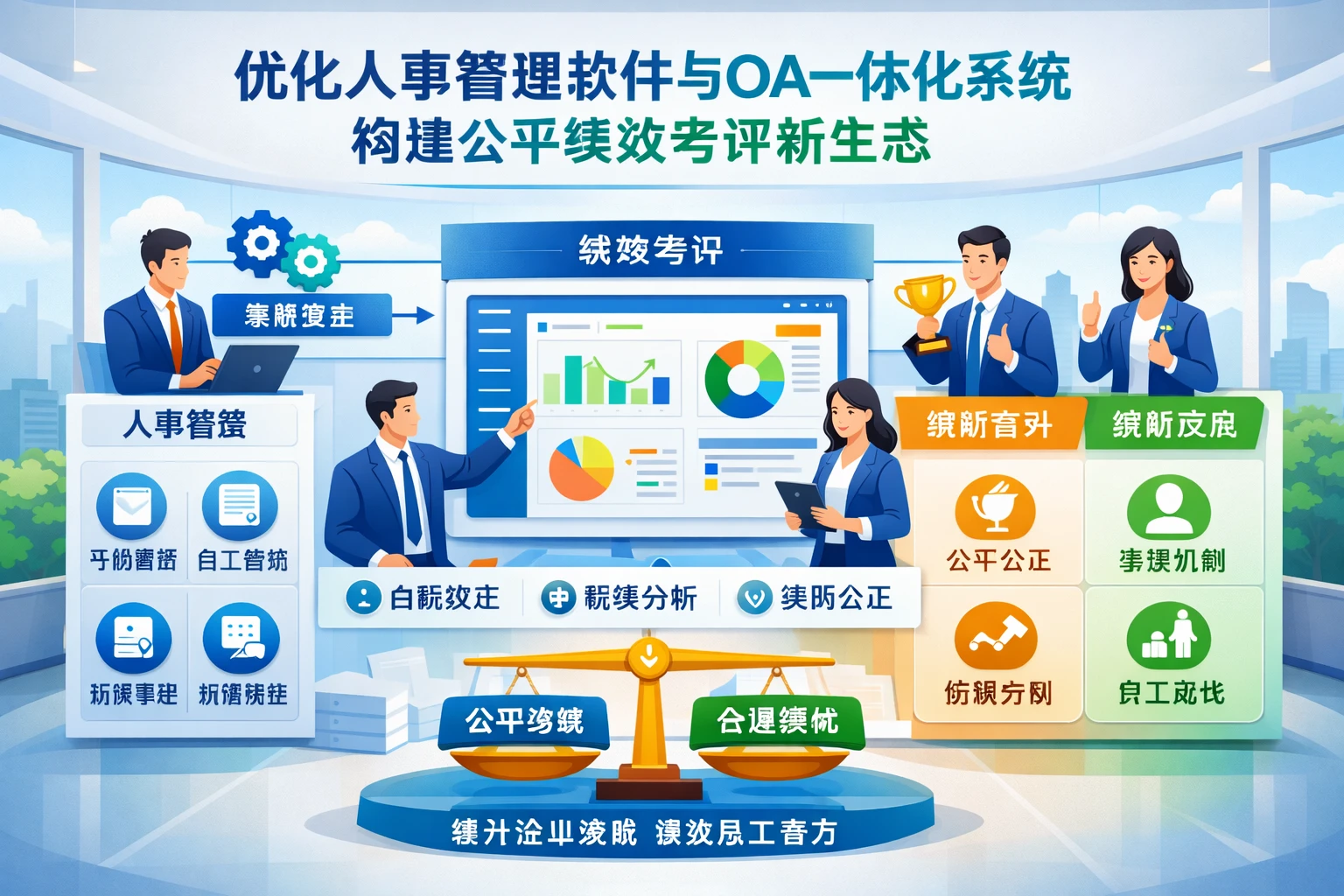 优化人事管理软件与OA一体化系统，构建公平绩效考评新生态