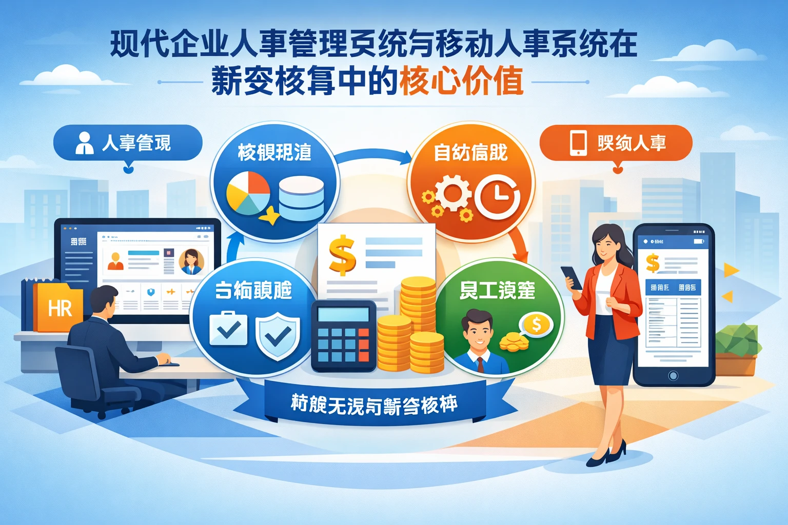 现代企业人事管理系统与移动人事系统在薪资核算中的核心价值