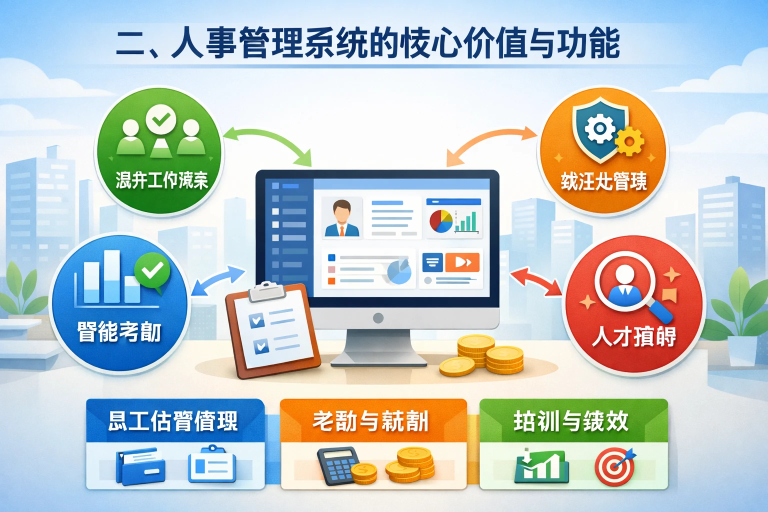 二、人事管理系统的核心价值与功能