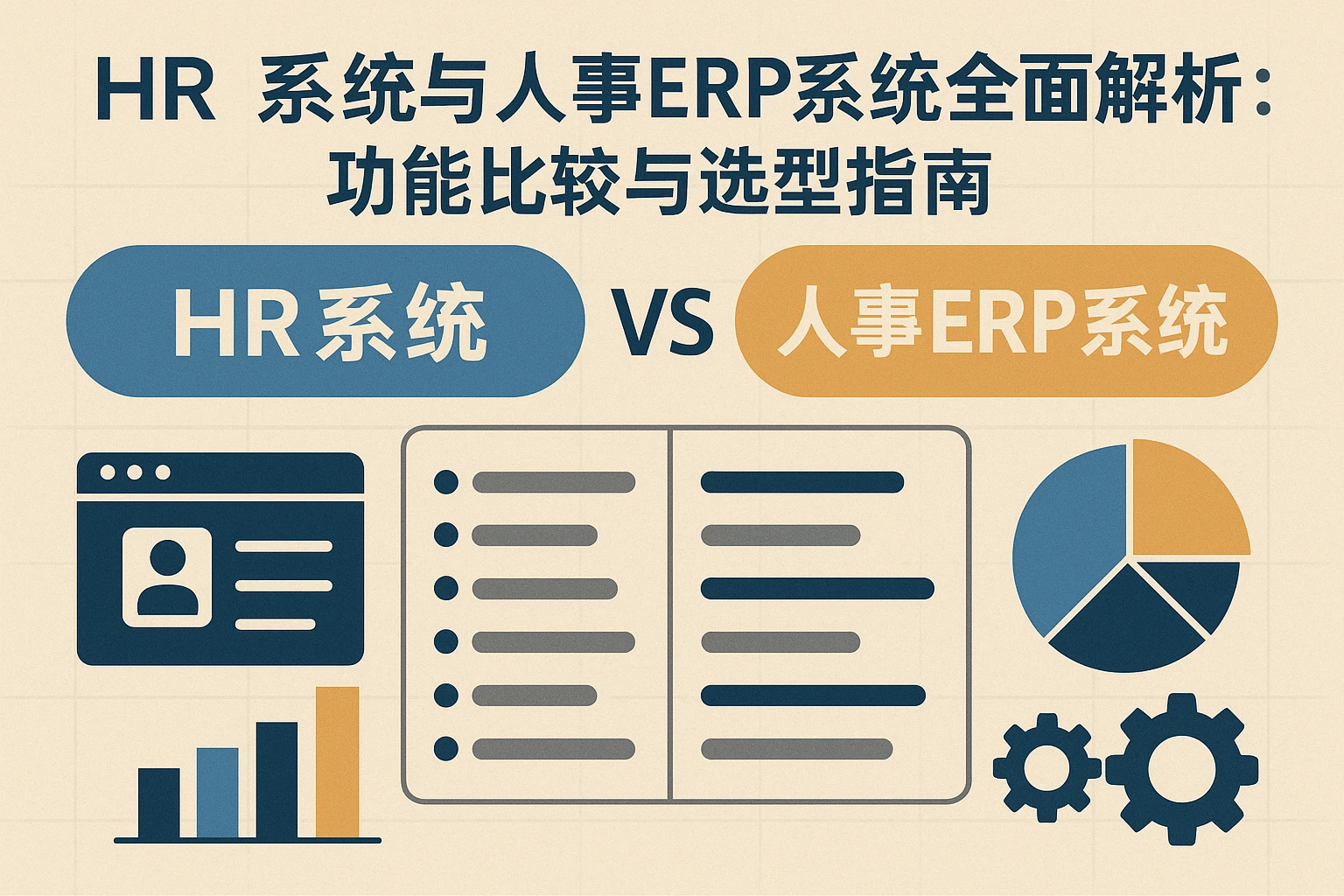 HR系统与人事ERP系统全面解析：功能比较与选型指南