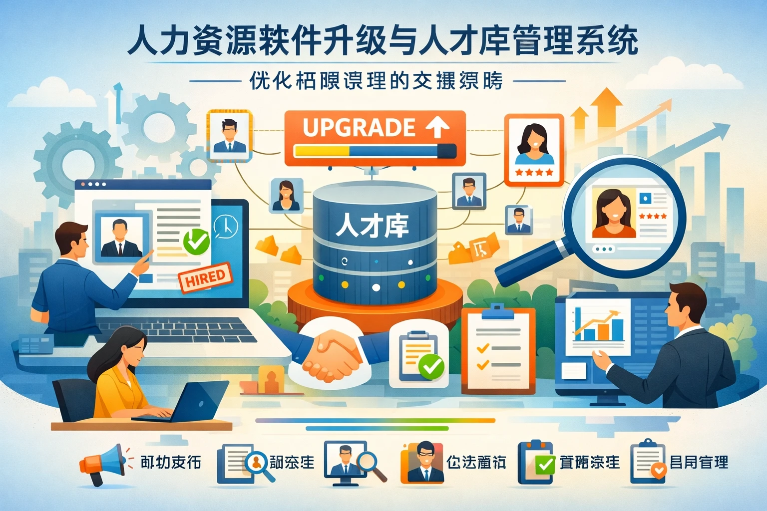人力资源软件升级与人才库管理系统：优化招聘流程的关键策略