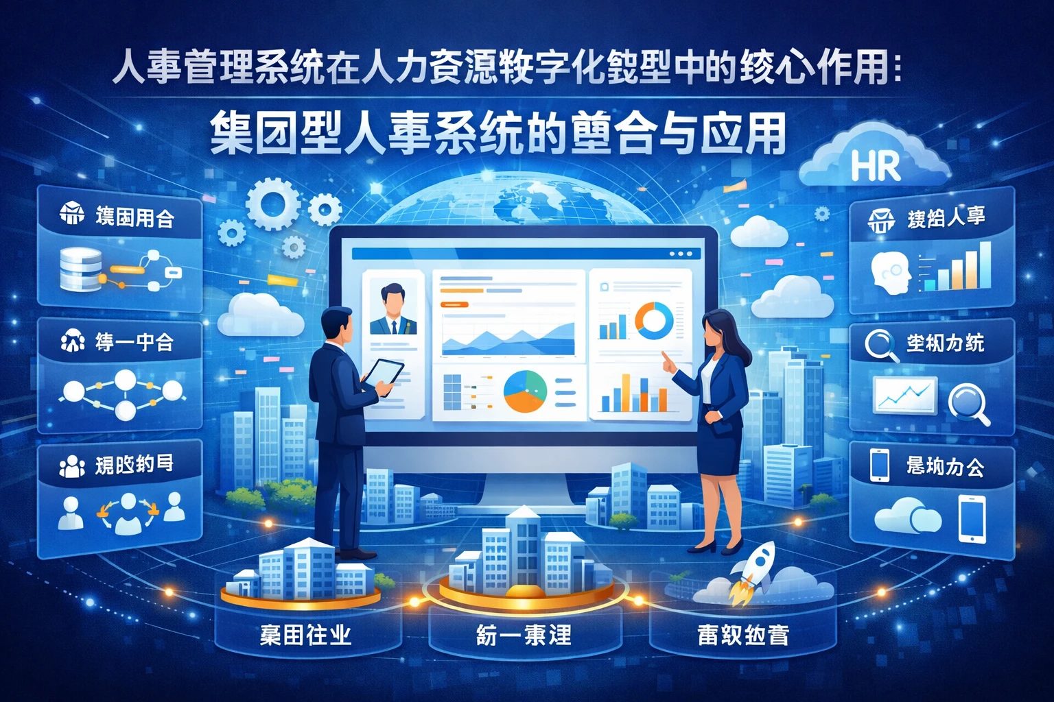 人事管理系统在人力资源数字化转型中的核心作用:集团型人事系统的整合与应用