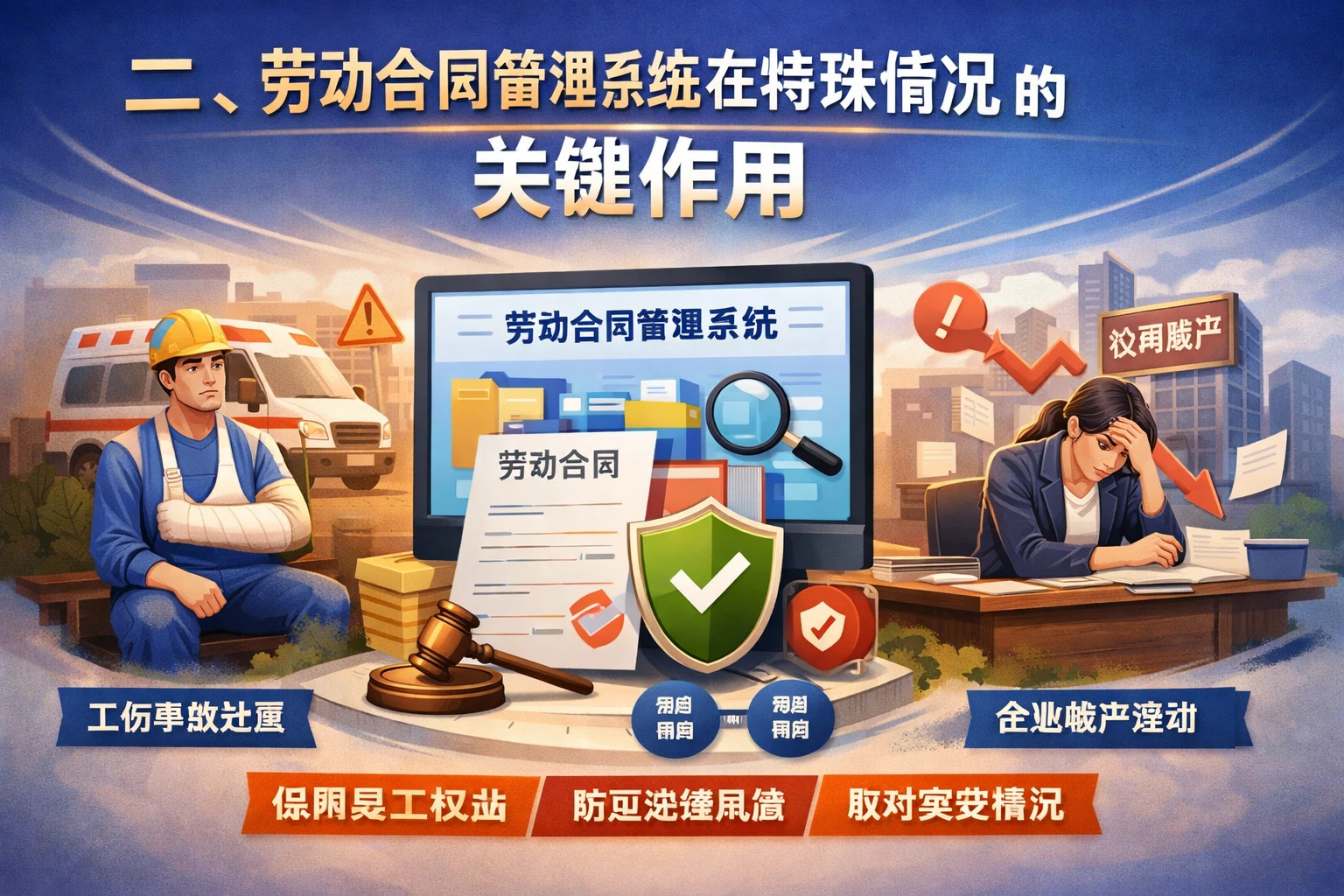 二、劳动合同管理系统在特殊情况下的关键作用