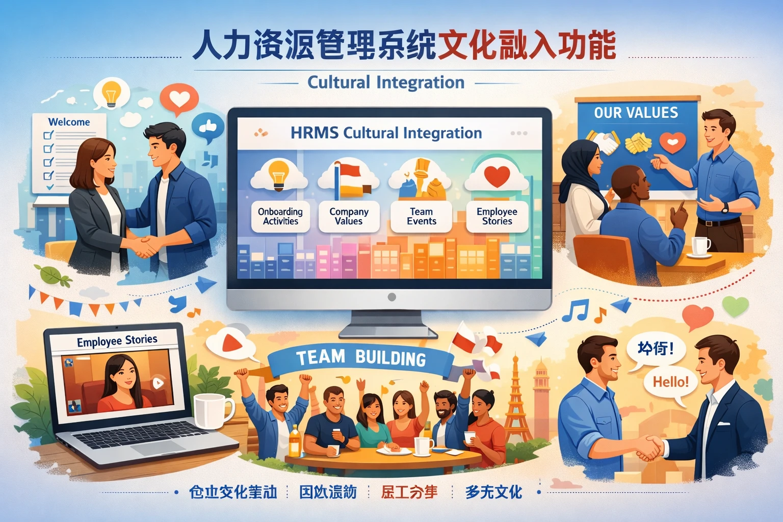 人力资源管理系统的文化融入功能