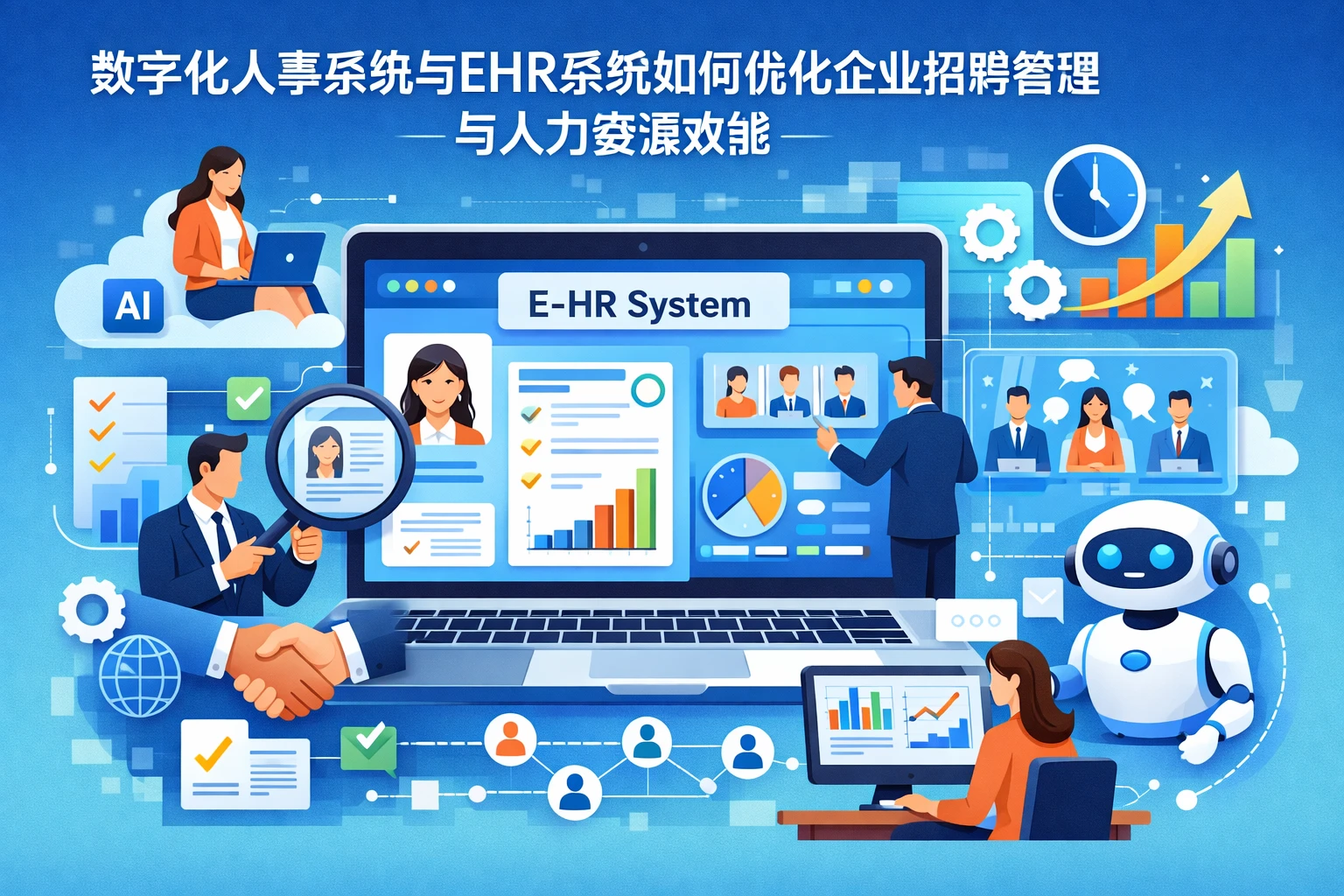 数字化人事系统与ehr系统如何优化企业招聘管理与人力资源效能