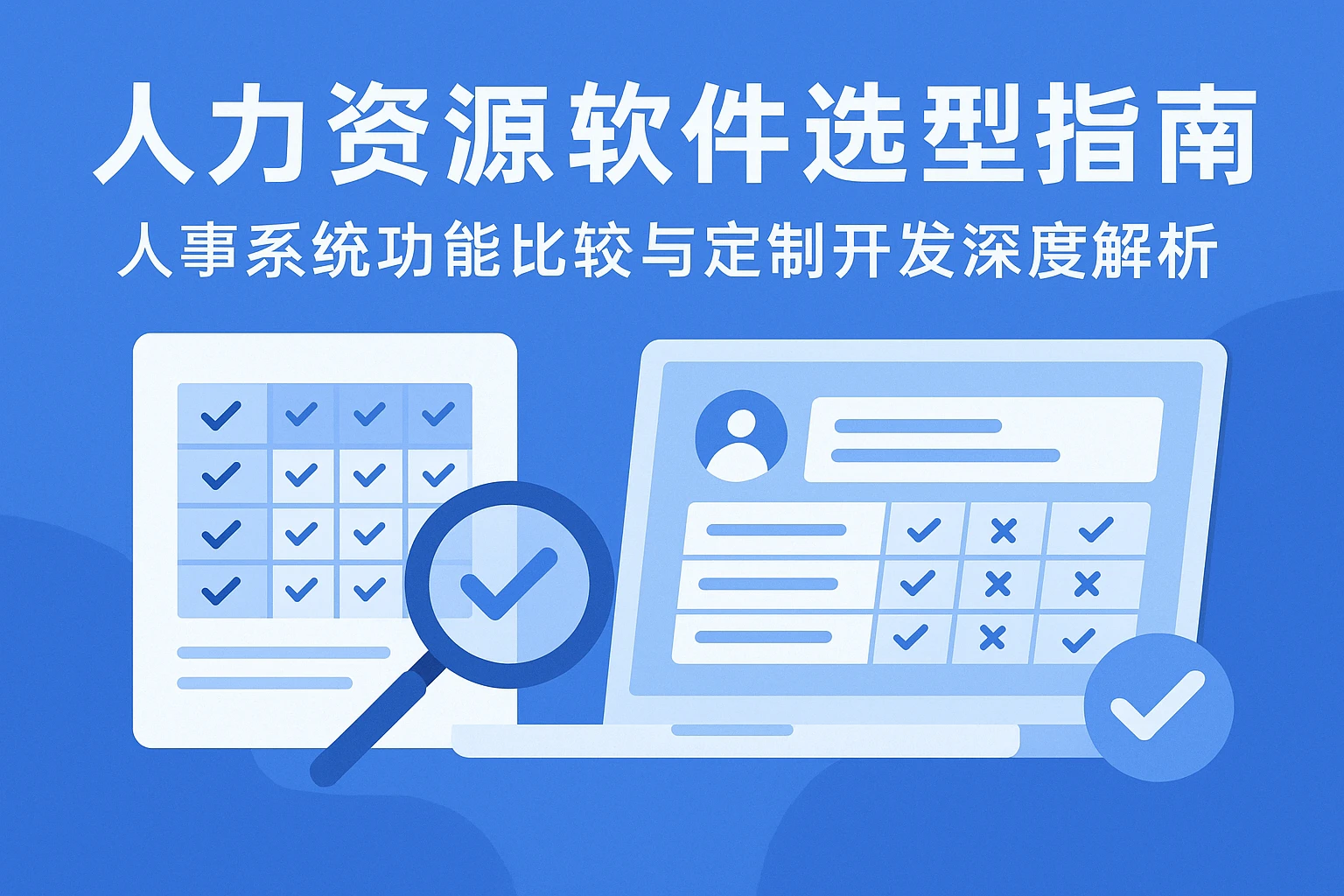 人力资源软件选型指南：人事系统功能比较与定制开发深度解析