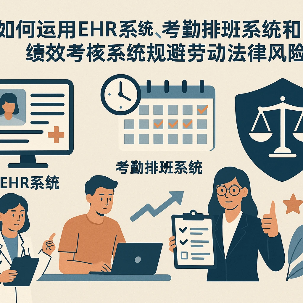 如何运用EHR系统、考勤排班系统和绩效考核系统规避劳动法律风险