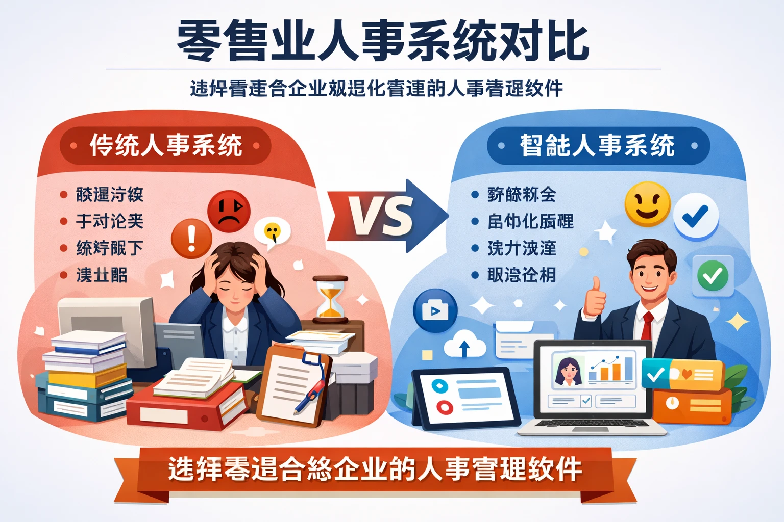 零售业人事系统对比：选择最适合企业规范化管理的人事管理软件