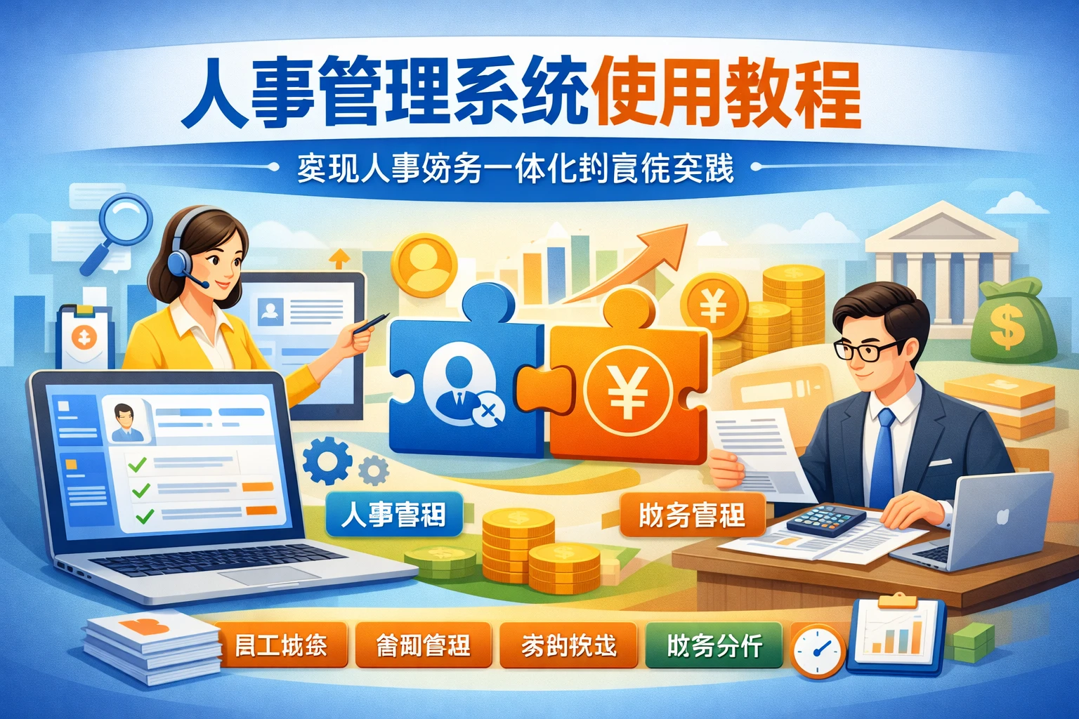 人事管理系统使用教程：实现人事财务一体化的最佳实践