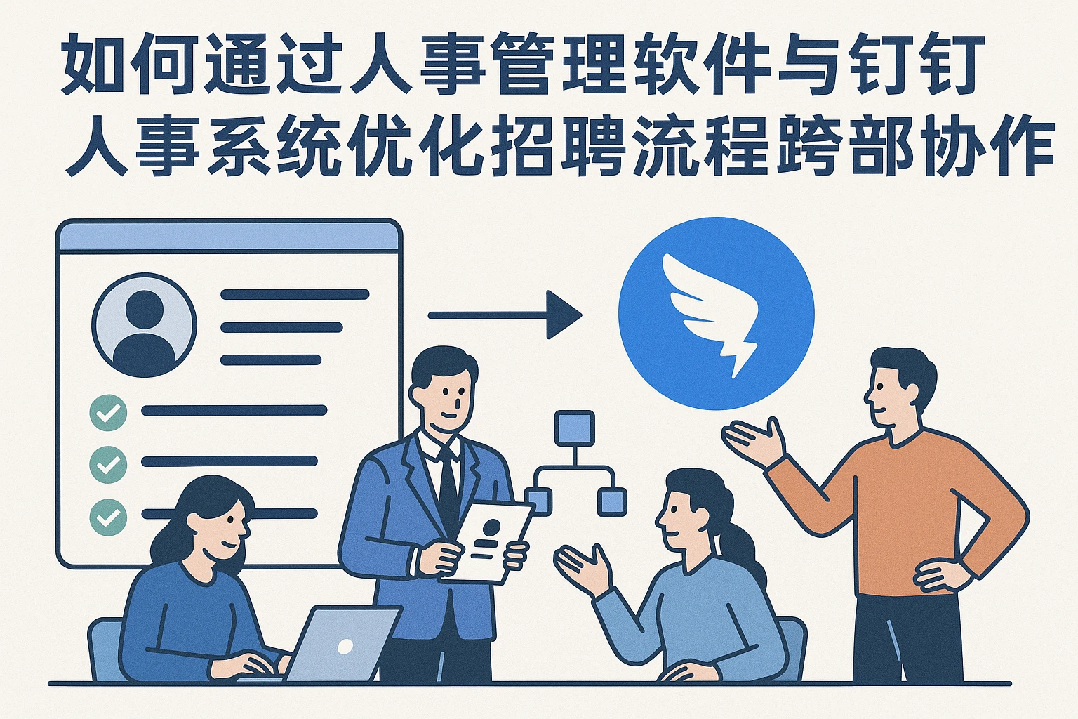 如何通过人事管理软件与钉钉人事系统优化招聘流程与跨部门协作