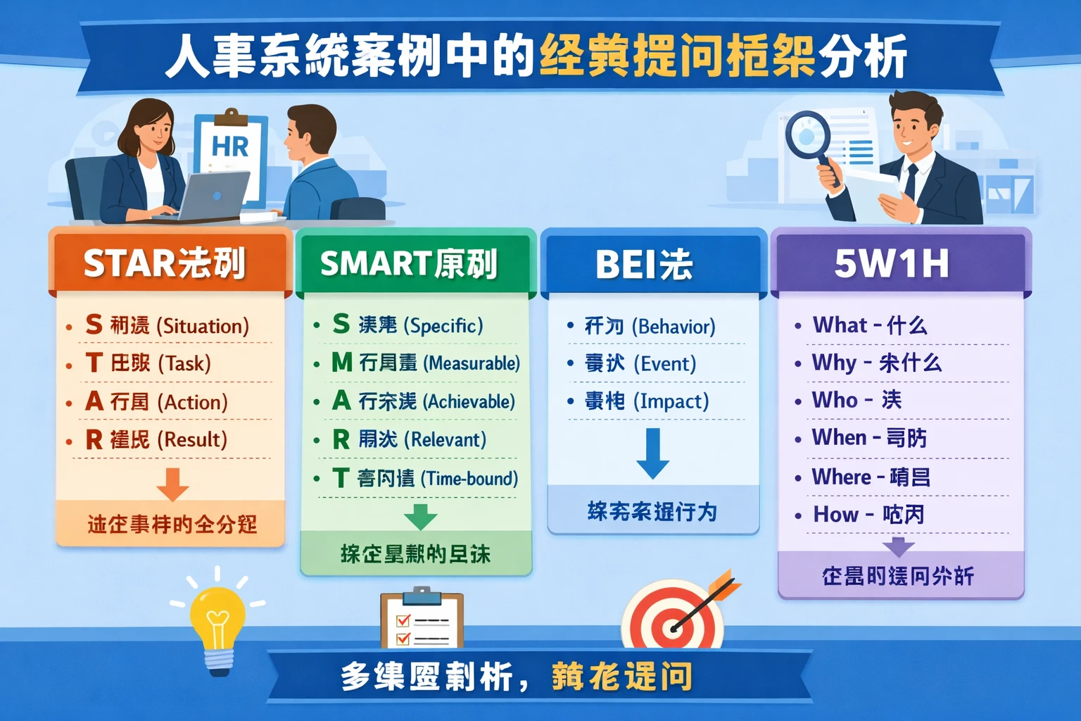 人事系统案例中的经典提问框架分析